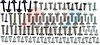 66-67 Charger Exterior Trim Screw Set - image 1