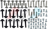 66-67 Coronet Exterior Trim Screw Set - image 1