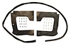 66-67 Dodge/Plymouth B Body Fender Shield Gasket Rear Set - image 1