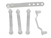 64-69 Dodge Plymouth A Body Underhood Strap Kit - image 1
