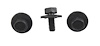 H-143 Hood Bumper Set for 1967-1972 Chevrolet Camaro, Nova
