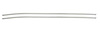 K-MN1472 Door & Quarter Top Edge Molding Set (4pcs Anodized Aluminum) 70-74 Plymouth Barracuda (Coupe) - image 1