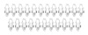 K-MN1474 Molding Hardware Set, Door Top Edge 22 Piece Set 71-74 Plymouth Barracuda - image 1