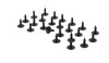 R-220 Roof Drip Rail Weatherstrip Channel Screw Set for 1967-1972 Chevrolet Camaro, Firebird - image 2