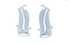 R-250 Quarter Window Tracks Pair 67-69 Camaro Firebird - image 3