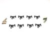 R-525 Windshield Reveal Lower Molding Clip Set for 1967-1969 Chevy Camaro, Pontiac Firebird - image 3