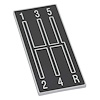 68-69 Camaro Console Shift Plate Emblem 5 Speed - image 1