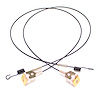 f Convertible Top Hold Down Cables Pair - image 1