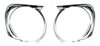 Headlamp Bezels 1967 Camaro Standard - image 2