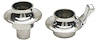 68-70 Camaro Radio Inner Knob Set Mono Chrome - image 1