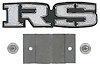 69 RS Grille Emblem w/Retainer - image 1
