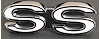 W-251 "SS" Fender Emblems for 1968 Camaro - image 1