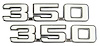 69 350 Fender Emble - image 1