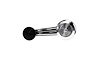 Window Crank Handle for 1965-1981 GM Cars and Trucks [Chrome Diecast, Black Knob] - image 1