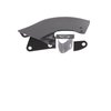 W-417B Upper & Lower Alternator Bracket Set, Big Block, 69-72 Camaro Chevelle El Camino Nova Bel Air Monte Carlo - image 3