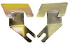 Lower Outer Windshield Molding Clips Pair - image 1