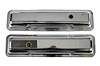 W-542 Valve Covers, Chrome, LH/RH Pair, 68 Camaro SS -350 & Z/28 Chevy II Nova Chevelle El Camino Fullsize Chevy Car Corvette - image 1