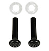 68 Knob / Clear Ferrule Set 4Pc - image 1