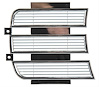 W-579A Inner Headlamp Door, Chrome, RH, 69 Camaro (Rally Sport) - image 1