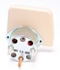 W-583A Console Volt Gauge Silver Face 68-69 Camaro - image 3