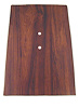 69 Fwd Console Plate-rosewood - image 1