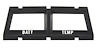 Console Gauge Battery & Temp Bezel - 68-72 Chevy II Nova - image 1