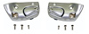 W-745 Sun Visor Support Brackets, Pair, 68-69 Camaro Firebird (Convertible) - image 1