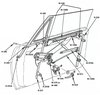 W-748C Upper Door Sash LH or RH 67 Camaro Firebird - image 2