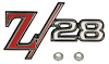69 Z-28 Rear Tail Pan Emblem - image 1