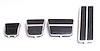 W-843 Ped Pad Kit w/ Trim Manual 72-81 Camaro, 73-74 Firebird Ventura, 73-79 Nova - image 1