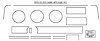 70-72 GTO Dash Applique Set 18 Pcs - image 1