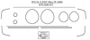 71-74 Mopar B-body Dash Applique Set 16 pcs - image 1