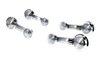W-928 Window Crank Set, Front & Rear, Correct with Casting Number (Clear Knob), 69 Camaro - image 2
