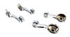 W-928 Window Crank Set, Front & Rear, Correct with Casting Number (Clear Knob), 69 Camaro - image 3