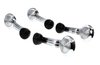 W-929 Window Crank Set, Front & Rear, Correct with Casting Number (Black Knob), 69 Camaro - image 2