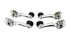 W-929 Window Crank Set, Front & Rear, Correct with Casting Number (Black Knob), 69 Camaro - image 3