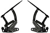 W-997 Hood Hinge Set Springs Installed 1969 Chevrolet Chevelle, Impala, Biscayne, Bel Air - image 1