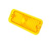 X135-4073-1R Park Lamp Lens Amber without trim RH 73-74 Chevy GMC C/K Trucks Blazer Jimmy Suburban (non-diffused) - image 2