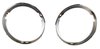 X145-4063-3P Headlamp Bezels Chrome LH/RH Pair 63 Chevy C/K Trucks - image 2
