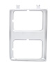 X145-4085-3R Headlamp Bezel Gray RH (Dual Headlamps) 85-88 C/K Chevy GMC Trucks Blazer Jimmy Suburban - image 1