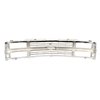 Grille Shell for Select 1994-1999 GM C/K Trucks, Suburban, Blazer, Tahoe w/Composite Headlights [Chrome/Gray] - image 3