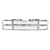 X150-4094-23 Grille Shell Chrome Composite Headlight for 1994-1998 Chevrolet C/K Pickup