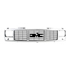 Grille Shell for 1988-1993 GMC C/K Trucks, Suburban w/Single Headlights [Argent/Silver] - image 1