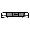 Grille Shell for 1988-1993 GMC C/K Trucks, Suburban w/Single Headlights [Argent/Silver] - image 3