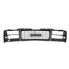 X150-4994-21 Grille Shell Black Dual Headlight 94-98 GMC C/K Trucks SUV - image 3