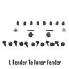 X203-1468-S Fender Bolt Kit for 1968-1970 Dodge, Plymouth B-Body - image 2