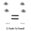 X203-1468-S Fender Bolt Kit for 1968-1970 Dodge, Plymouth B-Body - image 4