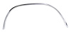 Wheel Well Opening Molding 1973-1979 Ford F100/F150/F250 with Styleside Bed, 1978-1979 Ford Bronco [Front Left/Driver Side] - image 1