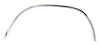 Wheel Well Opening Molding 1973-1979 Ford F100/F150/F250 with Styleside Bed, 1978-1979 Ford Bronco [Front Right/Passenger Side] - image 1