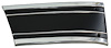 X231-4069-2BR Front Fender Molding Lower Front Black RH 69-72 Chevy GMC CK Fleetside Trucks Blazer Jimmy Suburban - image 1